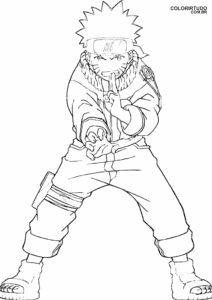 Naruto para colorear