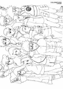 Kolorowanki Naruto