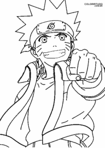 Naruto Desenho Para Colorir