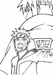 Rysunek Naruto do wydrukowania