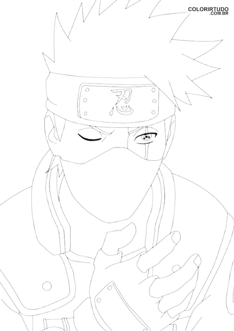 Malvorlagen Naruto Kakashi