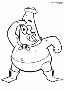Pagine da colorare di Patrick Star