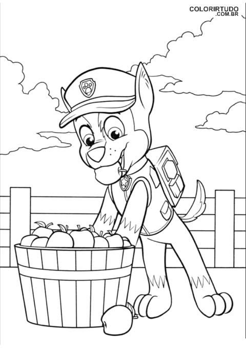 Patrulha Canina Para Pintar