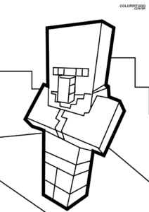 Minecraft Characters To Color Vilager