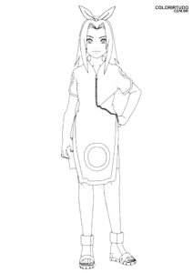Sakura Anime Para Colorir E Imprimir