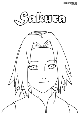 Coloriages de Sakura Haruno à imprimer