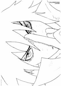 Sasuke Fazendo Jutso Para Pintar