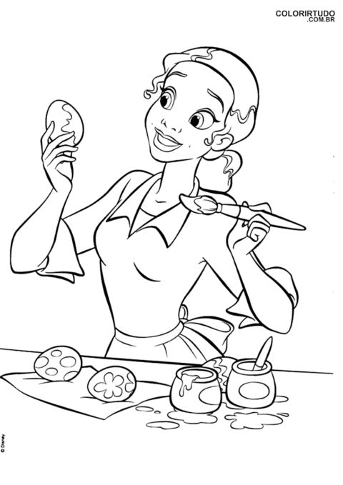 A Princesa E O Sapo Imprimir