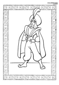 Dibujos para colorear de Aladino