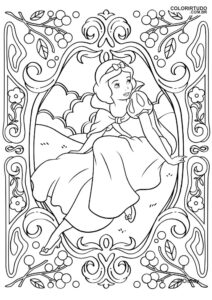 Snow White Coloring Page