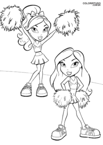 Páginas para colorear e imprimir de las Bratz