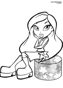 bratz para colorear