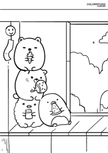 Carino Capybara da dipingere