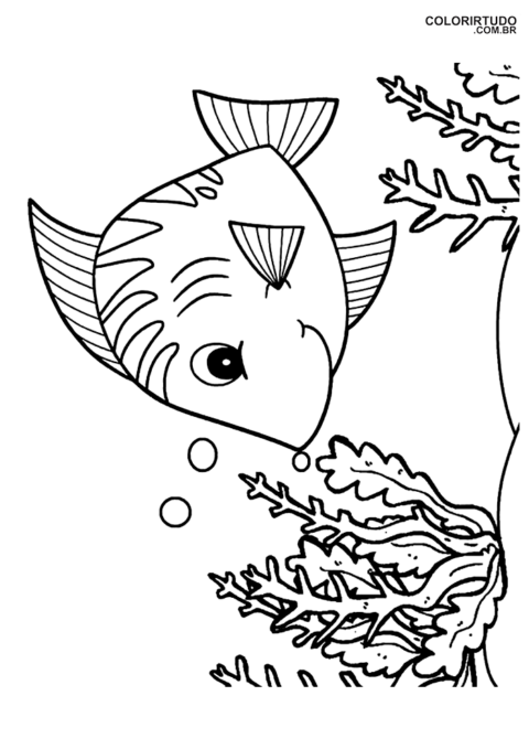 Peces para colorear