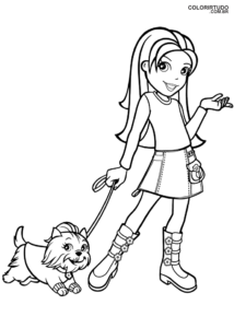Colorir Polly Pocket