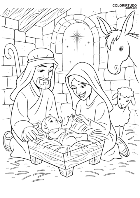 Rysunek Biblii do koloru