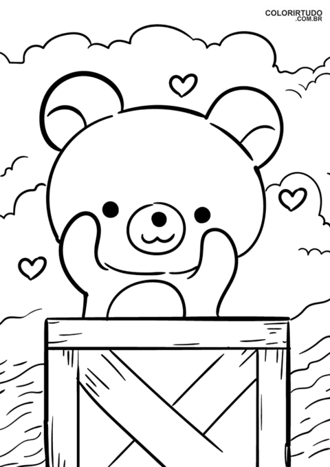 Desenho Bichinho Fofo Para Colorir