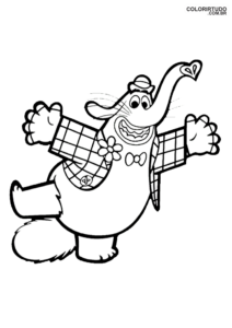 Bing Bong Drawing To Color And Print
