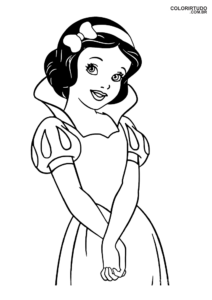Desenho Branca De Neve Para Colorir