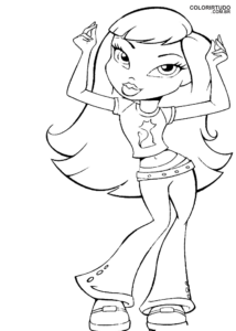 Dibujo de Bratz para imprimir