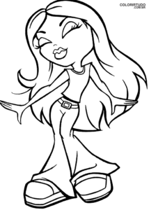 Bratz dibujo para colorear e imprimir
