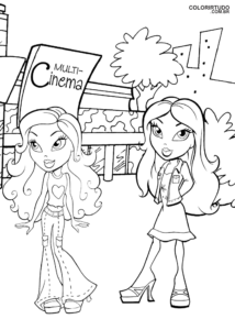 Bratz dibujo para colorear e imprimir