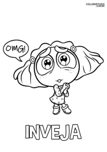 Envy Inside Out 2 Coloring Pages