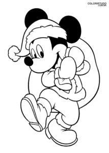 Desenho Da Minnie E Do Mickey Para Colorir
