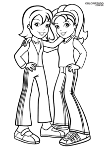Desenho Da Polly Para Pintar