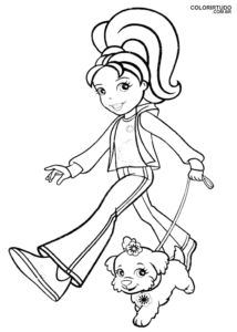 Desenho Da Polly Pocket Para Imprimir