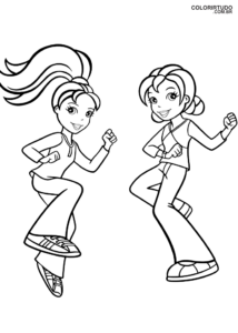 Desenho Da Polly Pocket Para Pintar