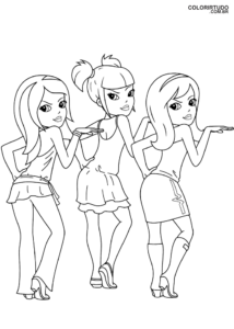 Desenho De Colorir Da Polly
