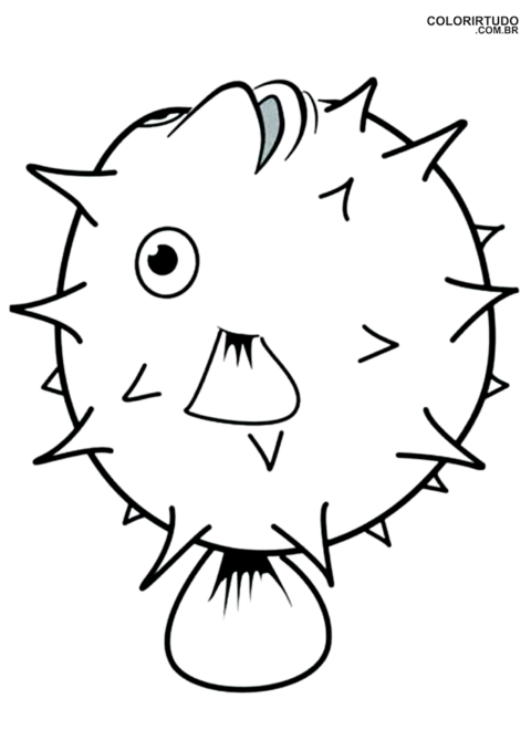 Dibujo de pez para colorear e imprimir