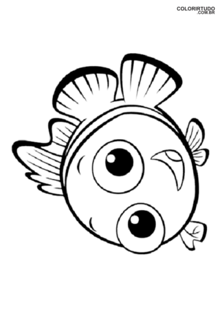 Dibujo de pez para colorear