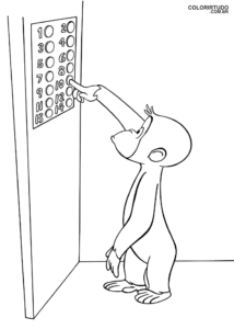 60 coloriages de Georges le petit curieux à imprimer