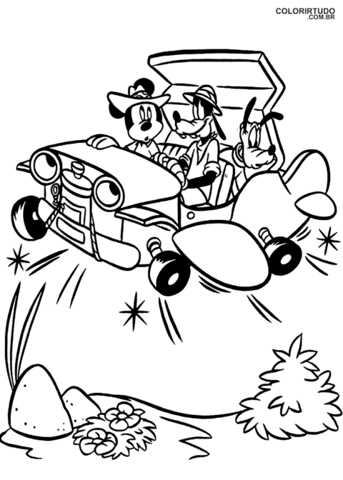 Mickey Mouse Coloring Pages