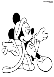 Desenho Do Mickey Mouse Para Imprimir