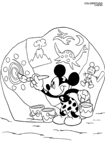 Desenho Do Mickey Para Colorir E Imprimir