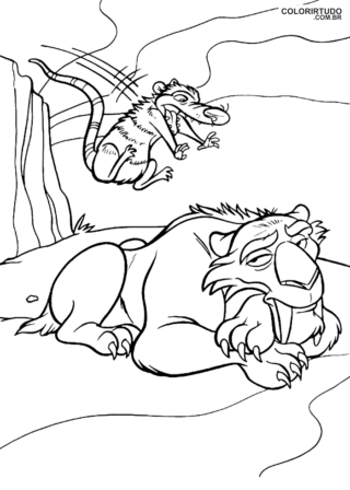 Ice Age Coloring Pages