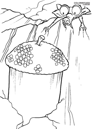 Ice Age Drawing To Color And Print