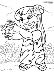 Desenho Lilo Pintar
