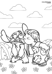 Desenho Lilo Stitch Para Imprimir