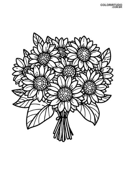 Desenho Margarida Para Colorir