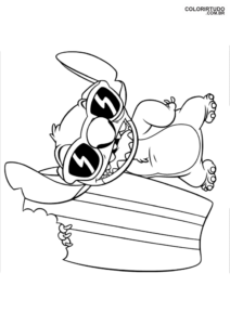Desenho Para Colorir Do Stitch