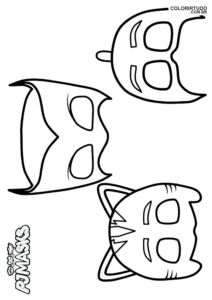 Desenho Para Colorir Dos Pj Masks