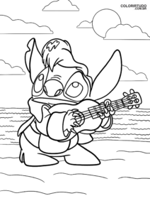 Coloriage Stitch