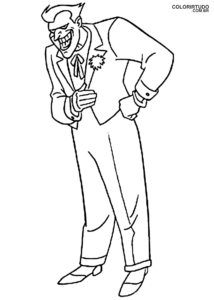Printable Joker Drawing