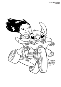 Desenho Para Imprimir Lilo Stitch