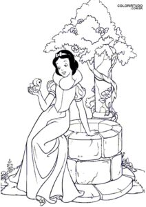 Snow White Coloring Page