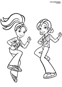 Desenho Para Pintar Da Polly Pocket